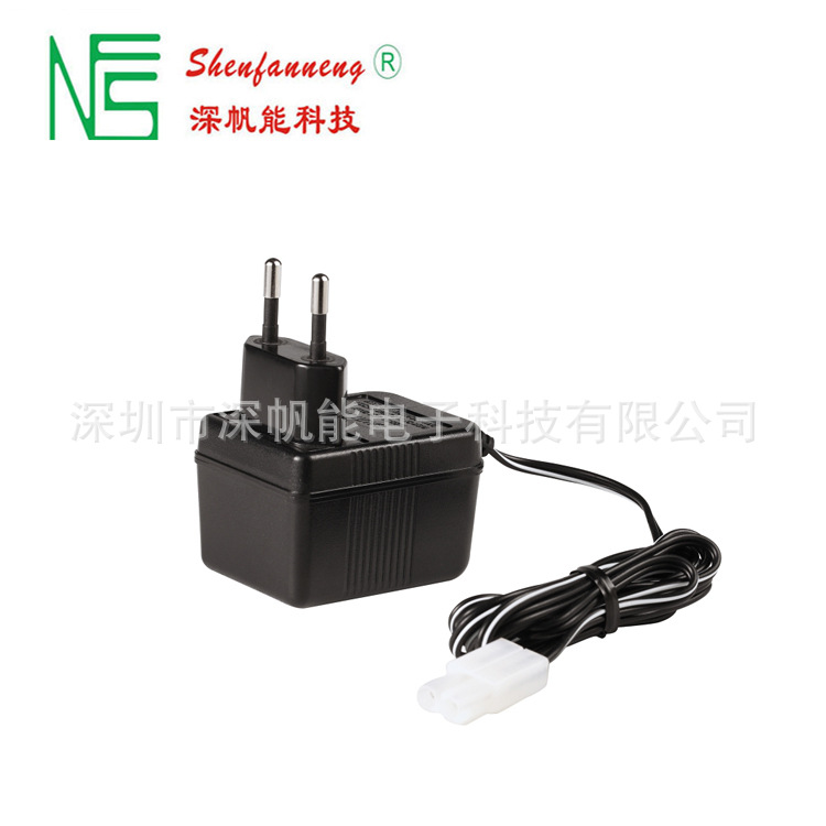 深圳厂家供电源适配器6v dc 500ma 电动童车充电器符合61558认证
