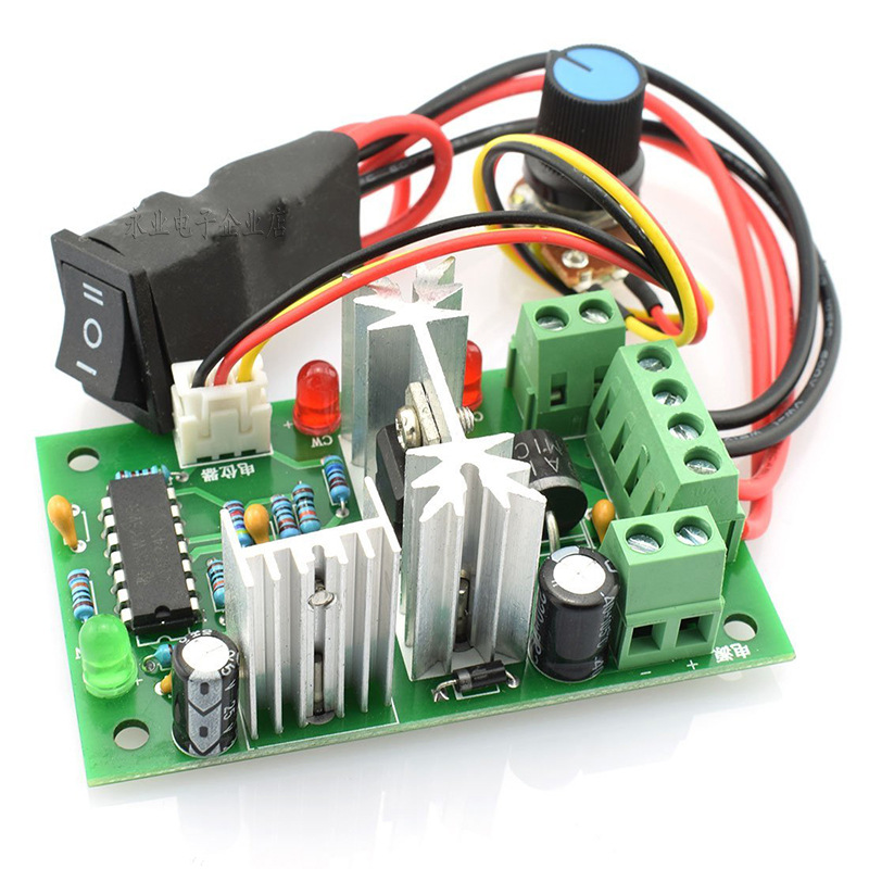 10V 12V 24V 36V 正反转开关 PWM直流控制器 直流电机调速器150W