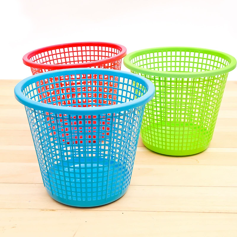 Пластиковый полый мусорный бак ведро для хранения всякой всячины гостиная кухня ванная комната маленький мусорный бак офисная бумажная корзина