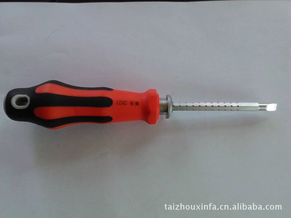 Прямая поставка с завода, Высококачественная пластиковая ручка в мягкой оболочке, крестовая Регулируемая двуглавая отвертка двойного назначения, отвертка-отвертка