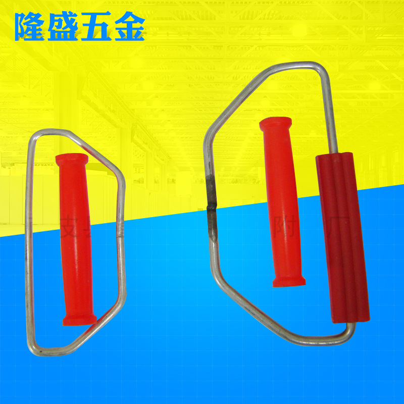 镀锌化工防盗油桶盖金属手柄 塑胶铁丝200l油桶盖提手金属手柄