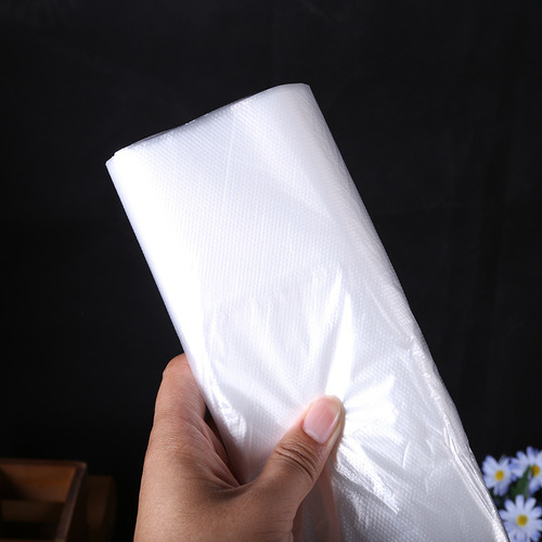 Transparent plastic bag food convenience bag wholesale thickened portable vest bag takeaway bag food bag wholesale