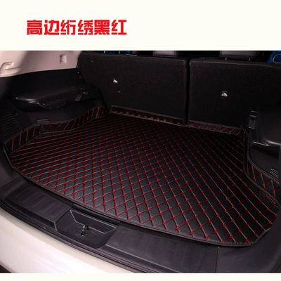 Trunk Mat: of Styles, Automotive Supplies Source - high-edge-quilted-black-and-red-custom