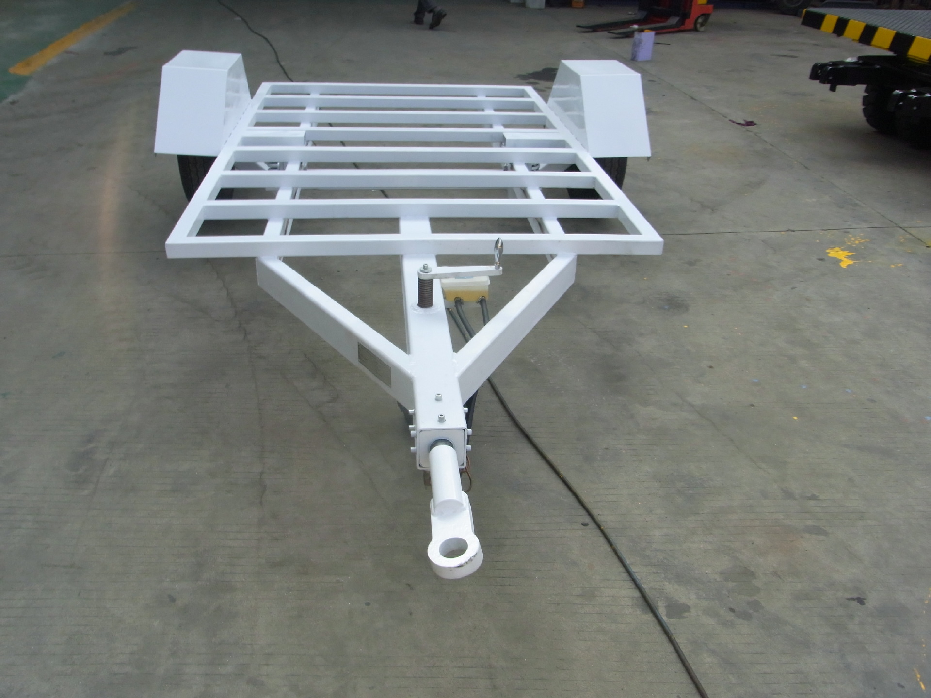 轻型系列平板全挂车 牵引式全挂车 带撞刹制动系统ATV拖车