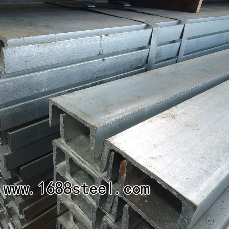 供应高锌层热镀锌槽钢 马钢镀锌槽钢10# 12# 货源充足量大从优