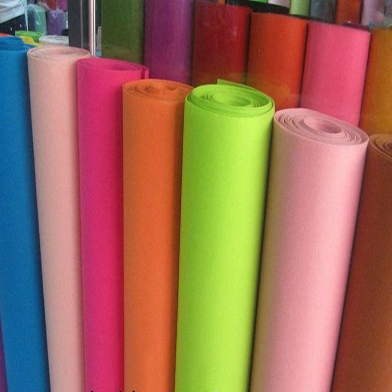 彩色背胶环保装饰隔音毛毡布幼儿园装修墙面布摄影背景布地毯布