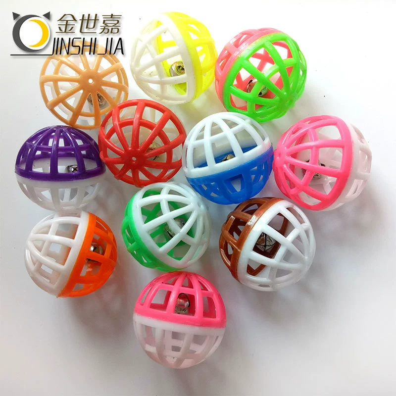 3,8 см игрушка для кошек пластиковая игрушка для домашних животных голосовой мяч Белл мяч укус собаки тренировочное оборудование Bell Ball