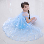 Наряд маленькой принцессы, платье, «Холодное сердце», из фатина, детская одежда
