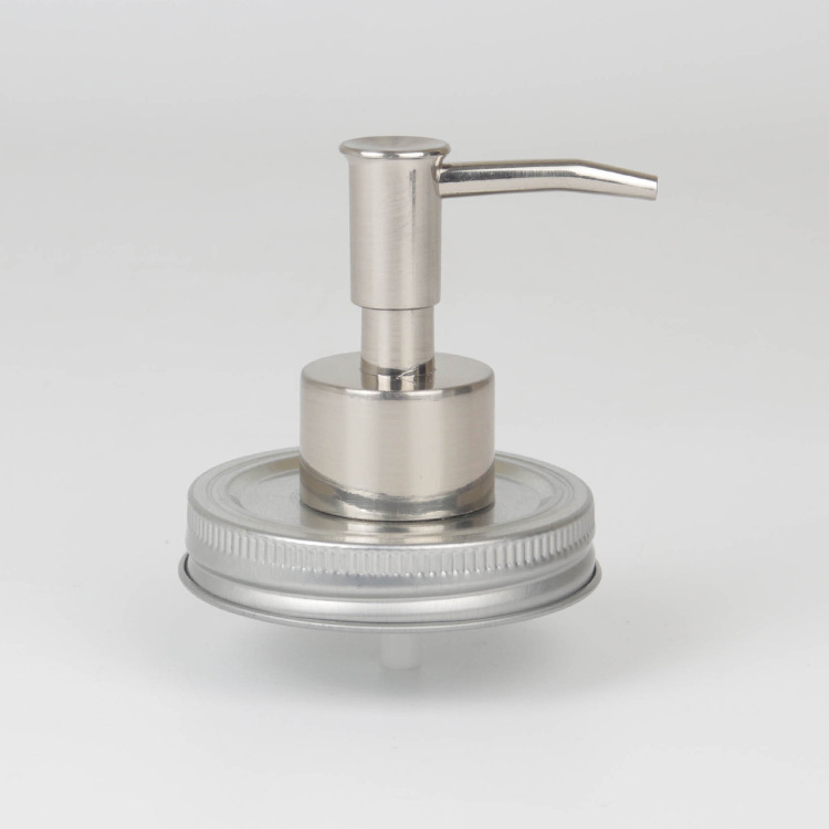 厂家批发生产长嘴按压式塑料乳液泵头 电镀居家户外通用乳液泵头