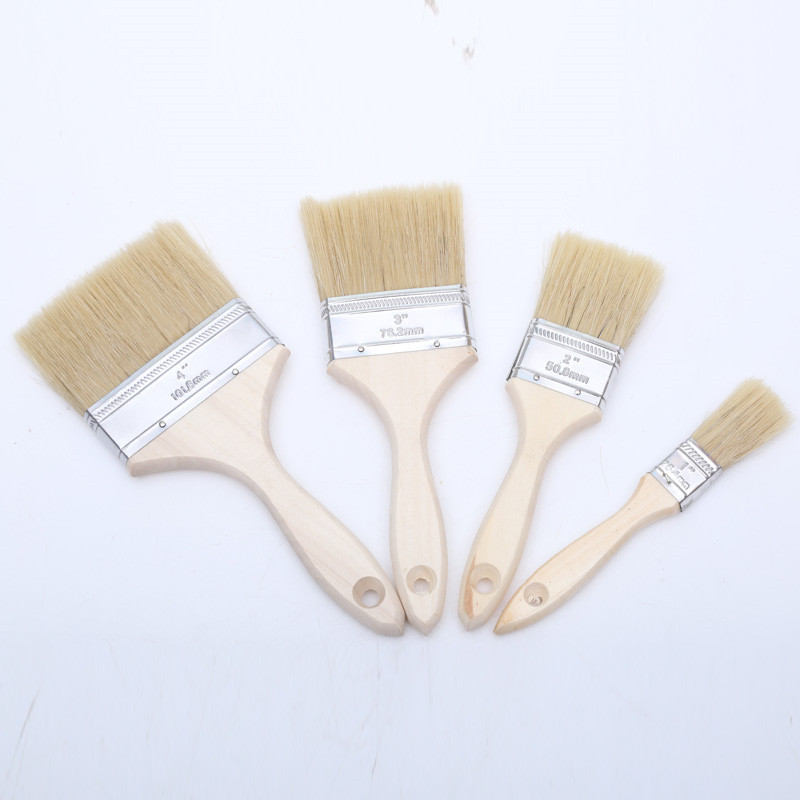 Fábrica personalizada cepillo de mango de madera de alta calidad con agujeros de exportación cepillo herramienta cepillo de pintura cepillo de limpieza doméstico