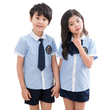 校服定做运动服小学生校服定制幼儿园服儿童短袖衬衫短裤套装加工