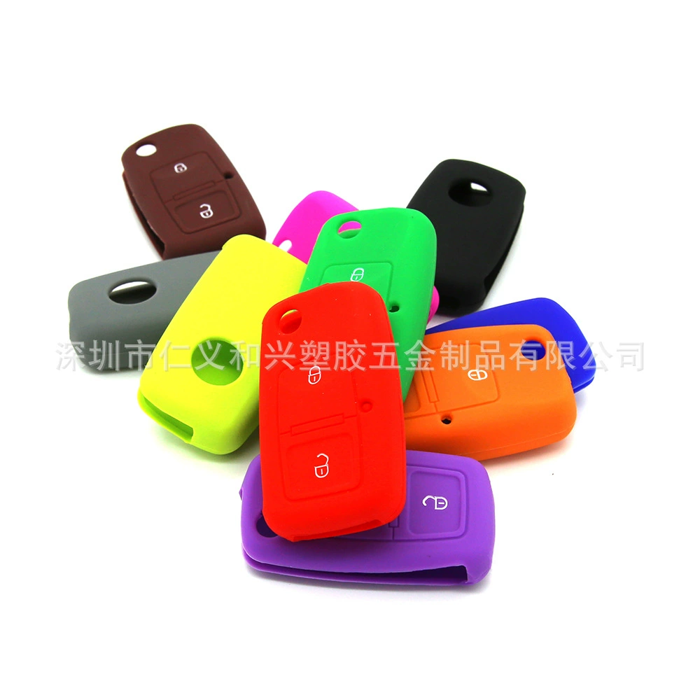 Folding silicone key bag, car keys, Amazon, old style, 2 keys