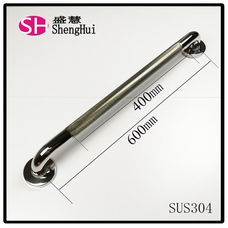 304 de acero inoxidable moleteado apoyabrazos Baño de malla de baño apoyabrazos de seguridad antideslizante apoyabrazos