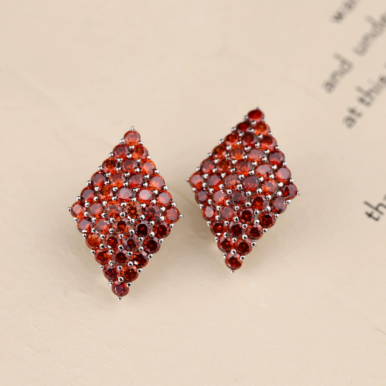 Серьги из агата, аксессуар, оптовая продажа, яркий запоминающийся стиль, (跨-border торговля)