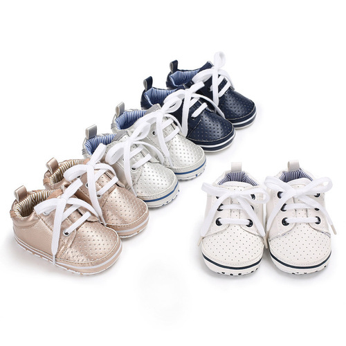 Spring and Autumn Four Seasons Men's and Women's Baby Shoes Soft Soled Casual Baby Shoes Toddler Shoes Available for Dropshipping