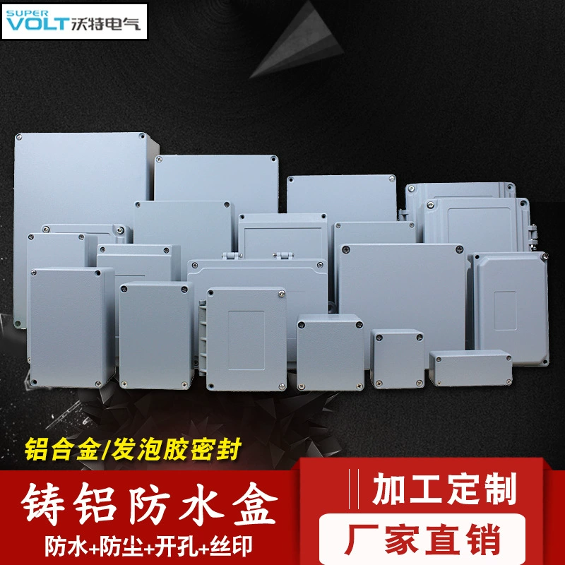 Water литой алюминиевая водонепроницаемая коробка наружная алюминиевая распределительная коробка литая алюминиевая коробка металлическая коробка наружный сплав клеммная коробка кнопка коробка