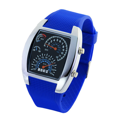 Factory direct foreign trade avionics watch Sports men's fashion creative LED watch free sample