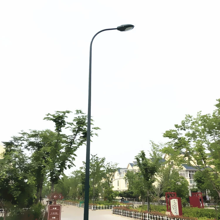 Светодиодный уличный фонарь 6 м самоизгибающийся рычаг 5 м 8 м новый дорожный светильник для реконструкции в сельской местности с одной головкой и двойной головкой, высокополюсный уличный фонарь