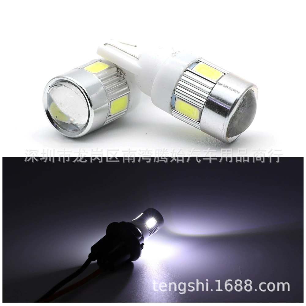T10 5630 6SMD показывать ширину лампа W5W маленький свет автомобильная LED-лампа 5730 номерной