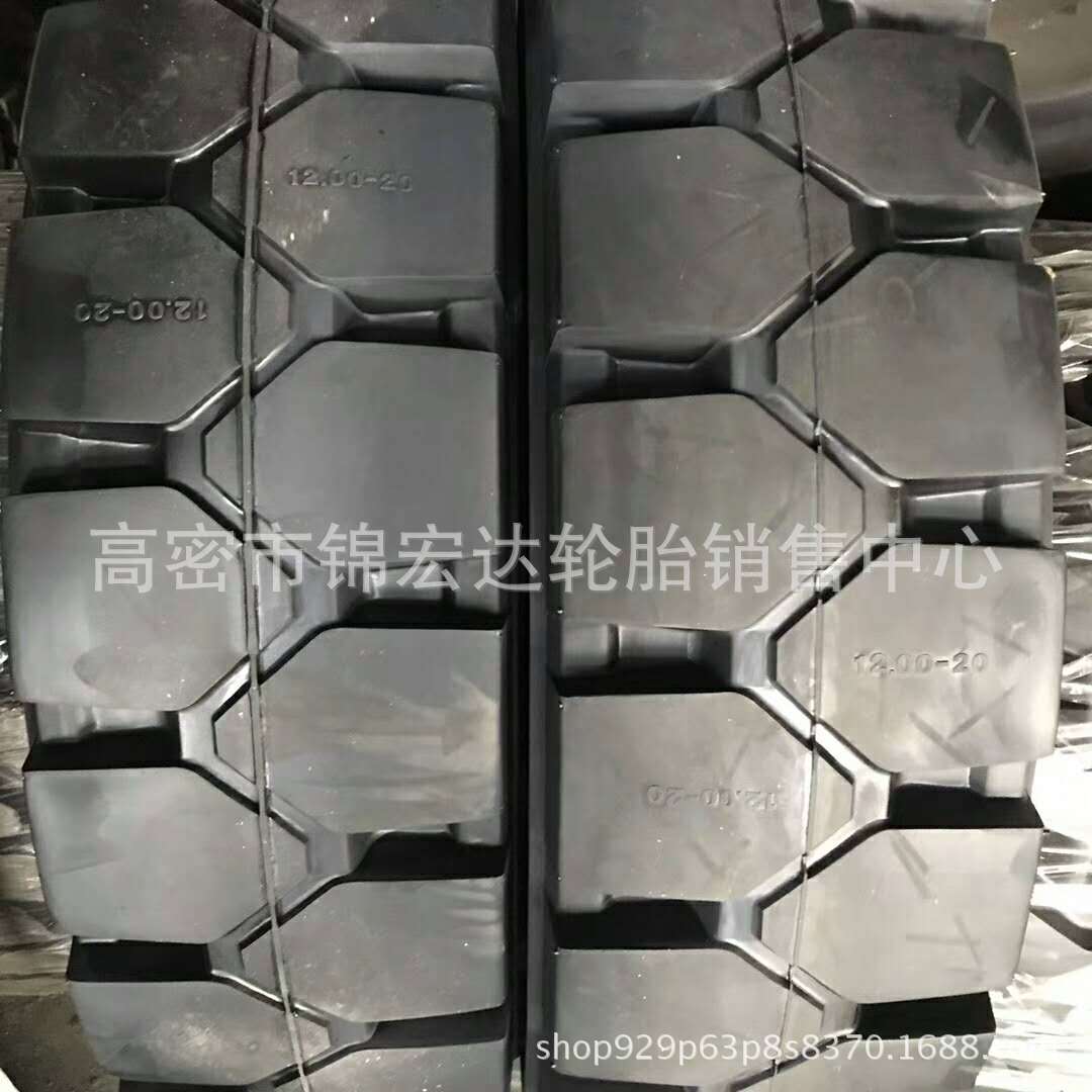 供应12.00-20起重机轮胎工业实心轮胎1200-20