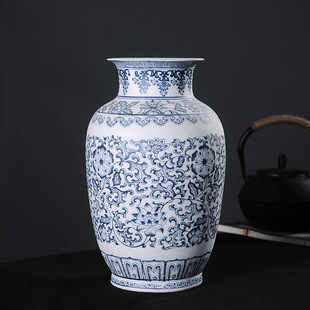 Jingdezhen high white thin unglazed vase ceramic crafts classical soft home ceramic vase ornaments
