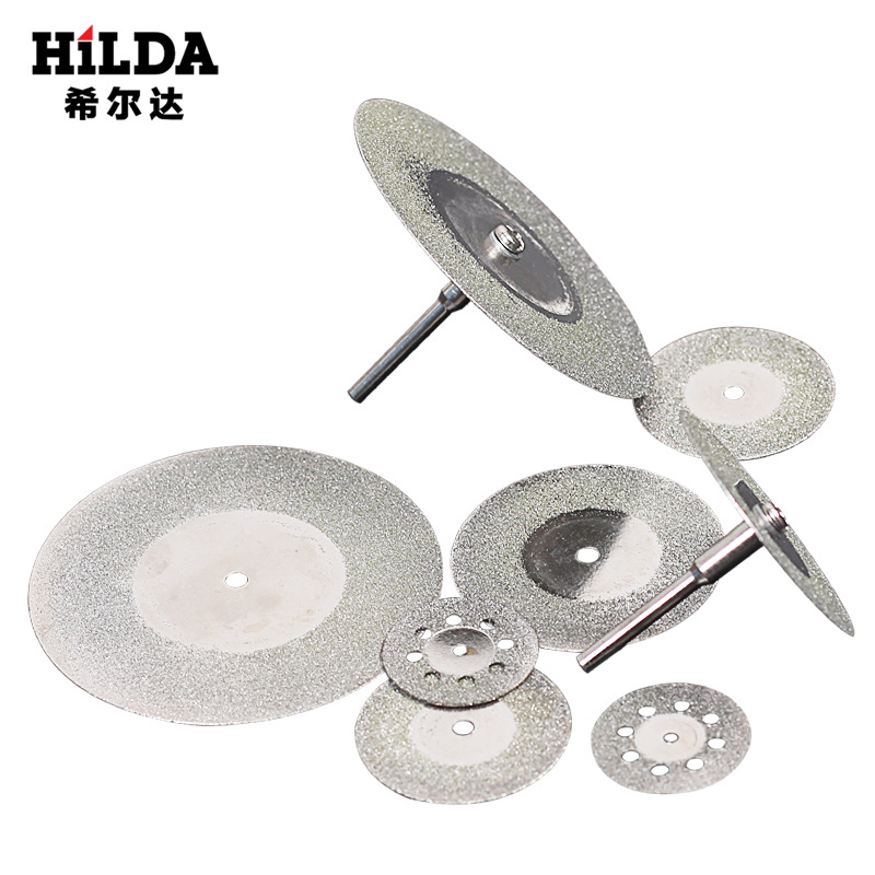 希尔达厂家直销电磨金刚砂切割片玉石玛瑙锯片打磨片现货批发