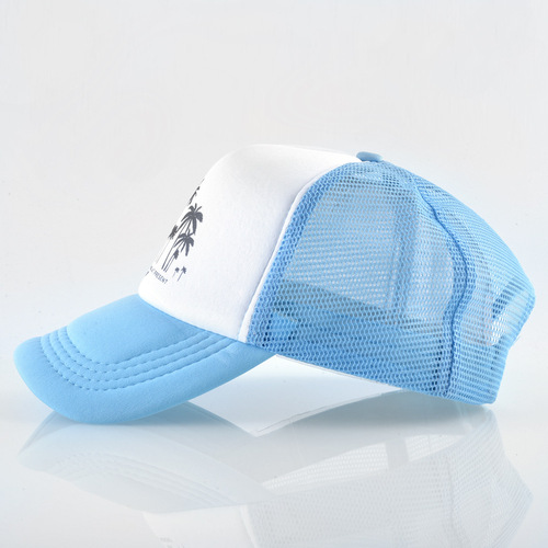 Alibaba.com Wish Coconut Tree Mesh Hat Baseball Cap Summer Unisex Vacation Sun Hat
