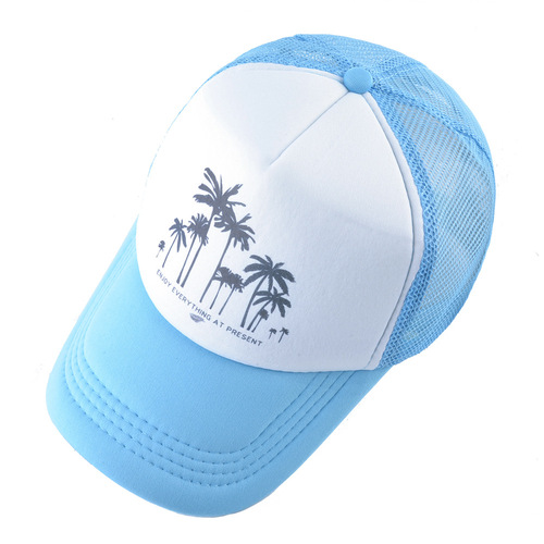 Alibaba.com Wish Coconut Tree Mesh Hat Baseball Cap Summer Unisex Vacation Sun Hat