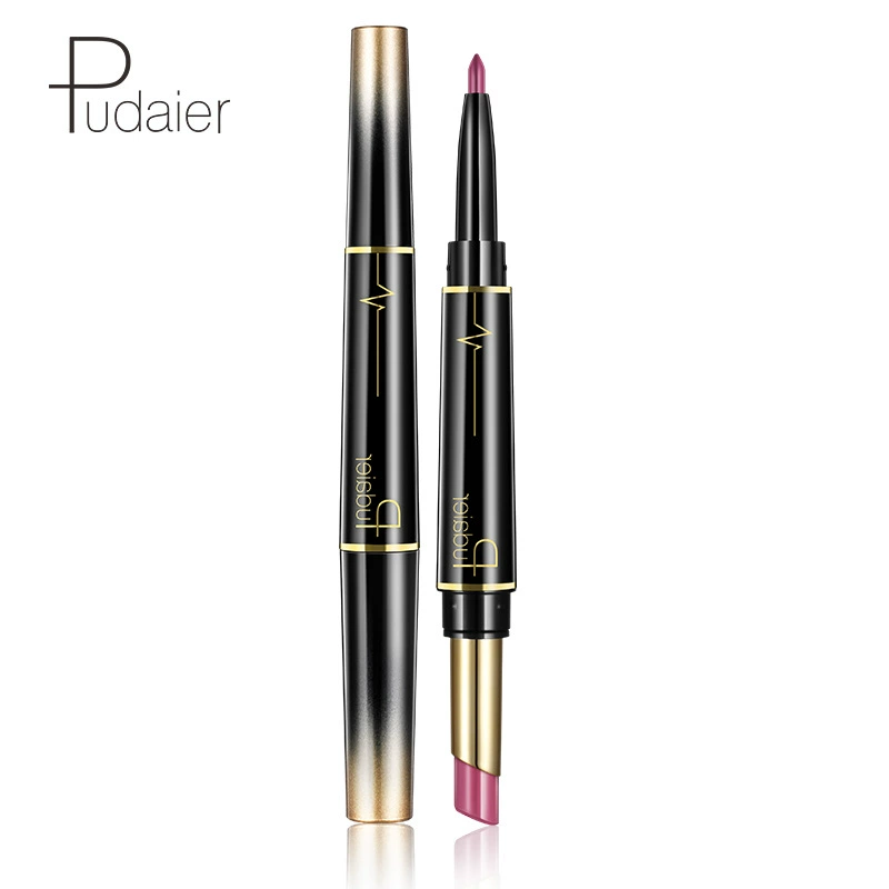 Double-sided lipstick, matte lip pencil