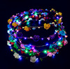 Lighting flower ring colorful vine headwear LED light concert head hoop Children's ground stalls night market light -emitting toys wholesale