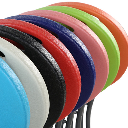 Portable Plastic Folding Stool for Night Market Stalls, Household Thick Dining Stool, Outdoor Bench, Simple Round Stool, Wholesale