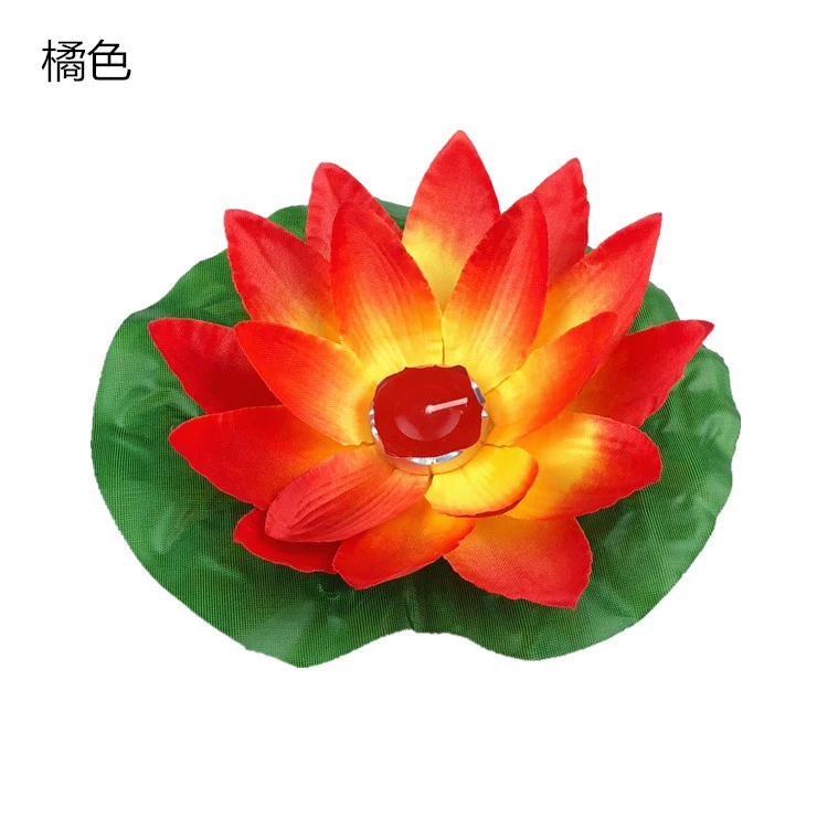 鼎承 Silk candle, lotus flower, flashlight, (Physicals)