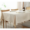 乐轩秀 Waterproof linen solid color tablecloth Japanese and Korean foreign trade cross -border minimalist dining table cloth cotton linen cloth covered towel wholesale