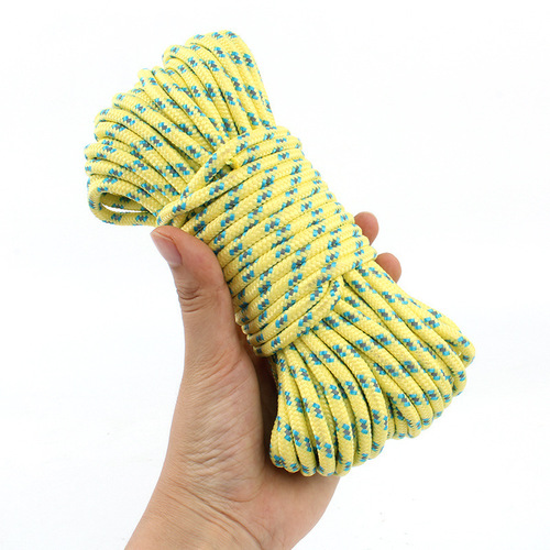 New 5mm thick reflective rope 10M camping nail windproof drawstring outdoor tent rope foreign trade canopy accessories