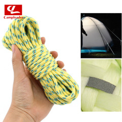 New 5mm thick reflective rope 10M camping nail windproof drawstring outdoor tent rope foreign trade canopy accessories