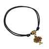 Universal ankle bracelet, accessory, Korean style, simple and elegant design, flowered