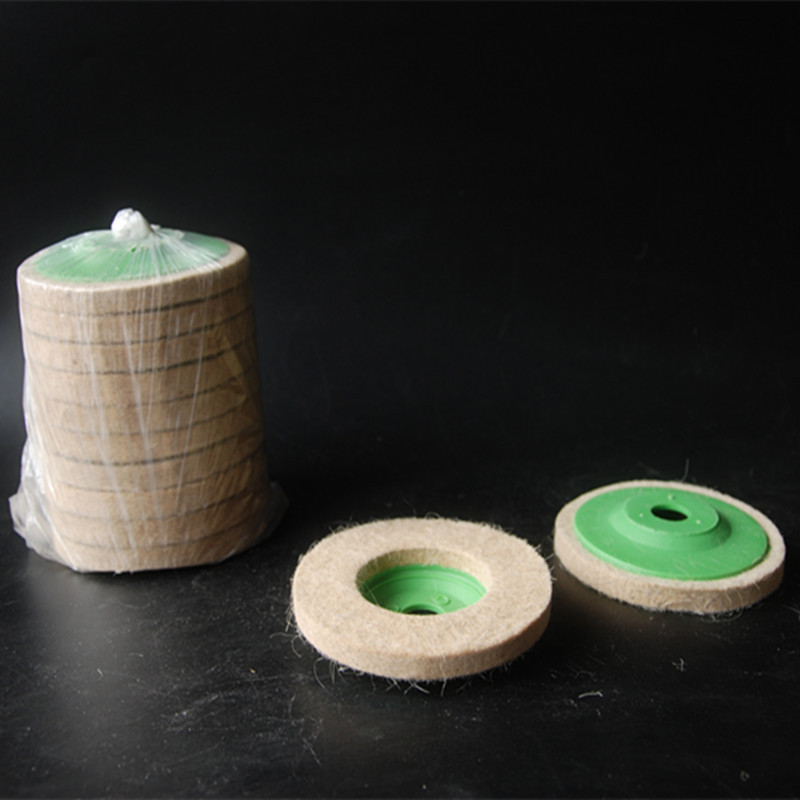 [Suministro] Rueda de lana 100 rueda de lana Bola de pulido rueda de fieltro Rueda de pulido de acero inoxidable 100*16