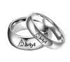 Harry Potter and Death Holy Significant Ring ALWAYS Ring Couple Ring Ring Titanium Steel Men and Women