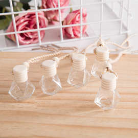 厂家直销8ml汽车香水挂件 车载香水瓶空瓶汽车内饰香薰精油分装瓶