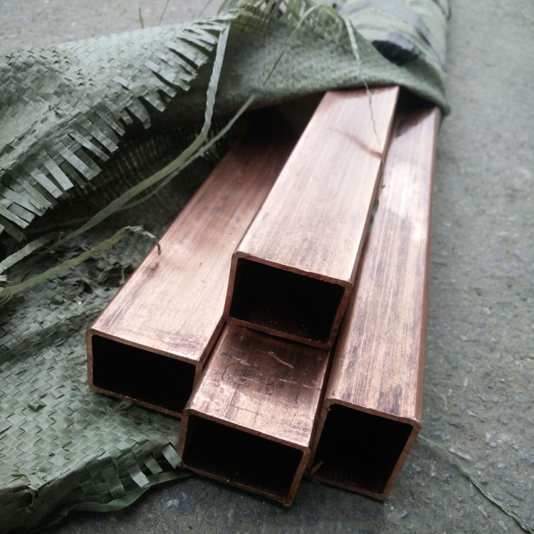 现货冷凝器紫铜管紫铜矩形管紫铜方管30*30*1.5 紫铜方管80*40*2