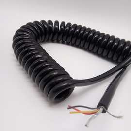 7芯汽车拖链螺旋弹簧线生产厂家直销可电线拖链电缆