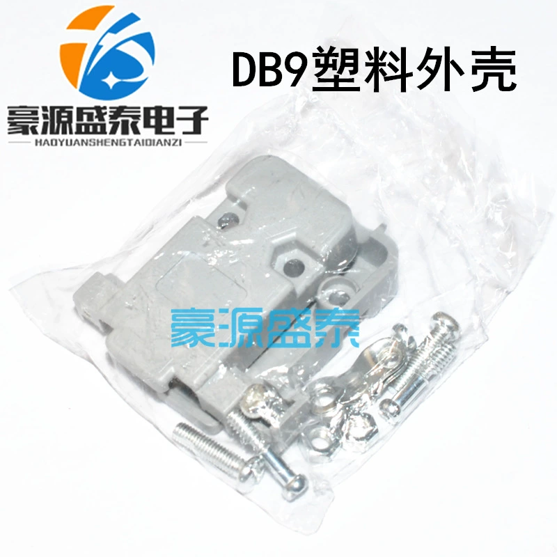 Оболочка DB9 Пластиковая оболочка DB15 с винтовым последовательным портом, мужская женская головка, оболочка разъема для сварочной проволоки RS232