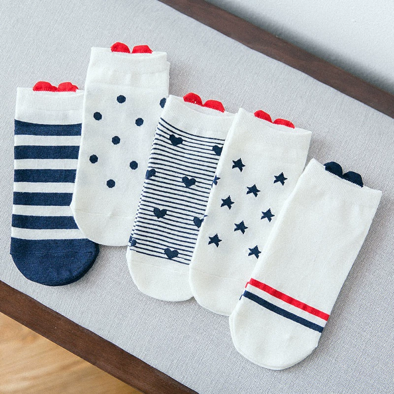 Japanese cute invisible three dimensional heel sticker, trend socks for elementary school students, wholesale
