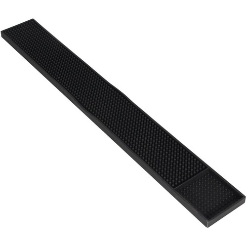 PVC Coaster Rectangular Thickened Rubber Bar Mat Black Non-Slip Waterproof Mat Bar Mat Bar Mat Wholesale