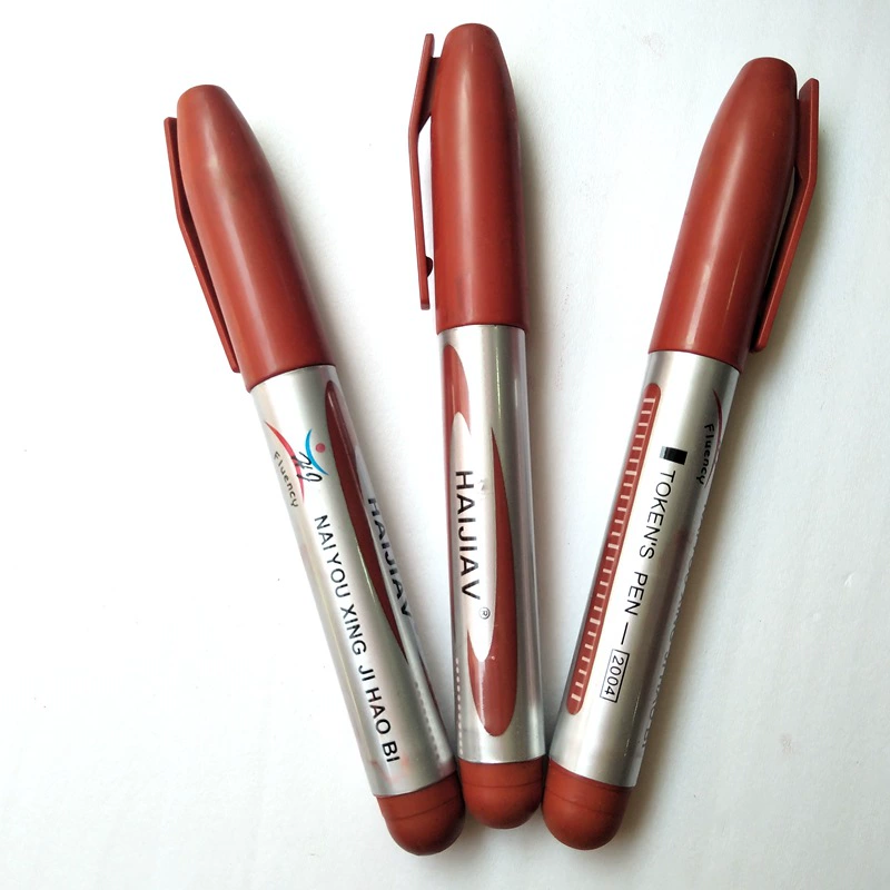 Оптовая Haijia Oil Sexual Signing Pen 2004B Mark Pen Pen Pen Pen Pen's Express Pen Logistics mark pen