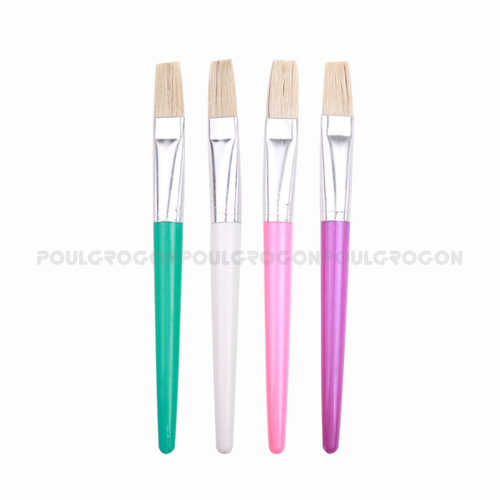 Paint brushes 4 colored plastic rods with bristle children's art painting graffiti acrylic watercolor oil paint brushes