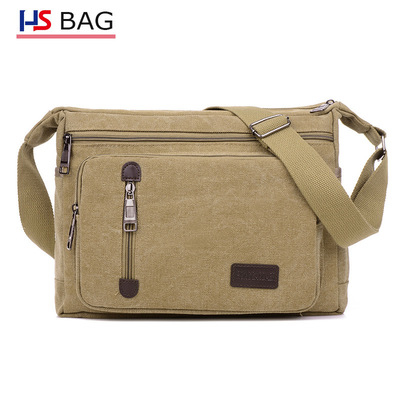 man canvas The single shoulder bag new pattern Korean Edition fashion leisure time travel Messenger The single shoulder bag Large Satchel Cross border Business