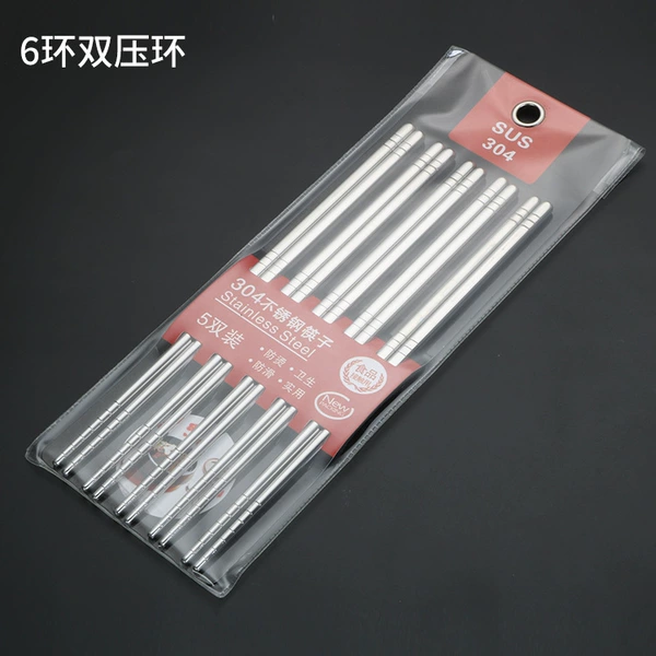 Five pairs of PVC bag card installation 22.5cm