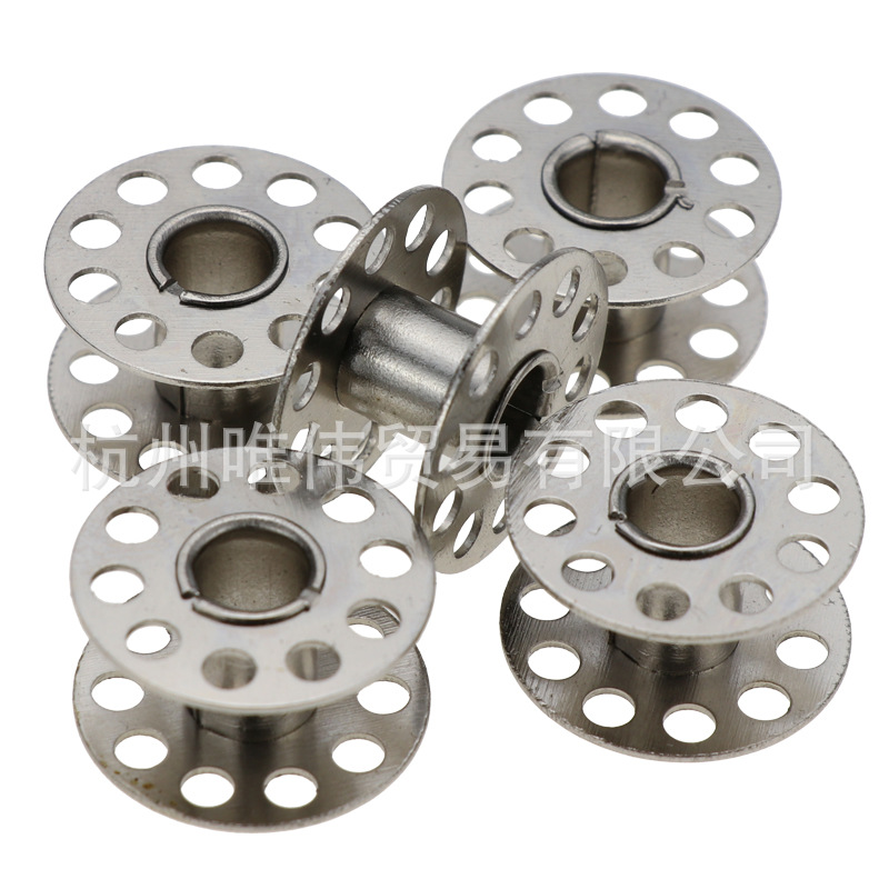 Suministro directo de fábrica hogar multi-función máquina de coser bobina/vieja mariposa máquina de coser bobina (bobina de hierro + caja)