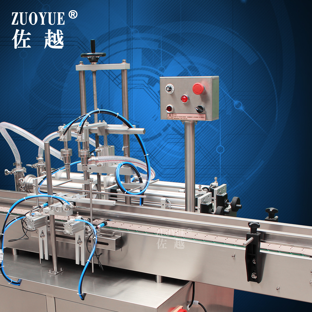 ˫ͷȫ�Զ�����ʽҺ���װ�� ��ͷȫ�Զ���֭����ʳ���͹�װ��